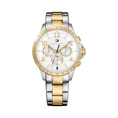 Ladies two tone chronograph bracelet watch 1781644